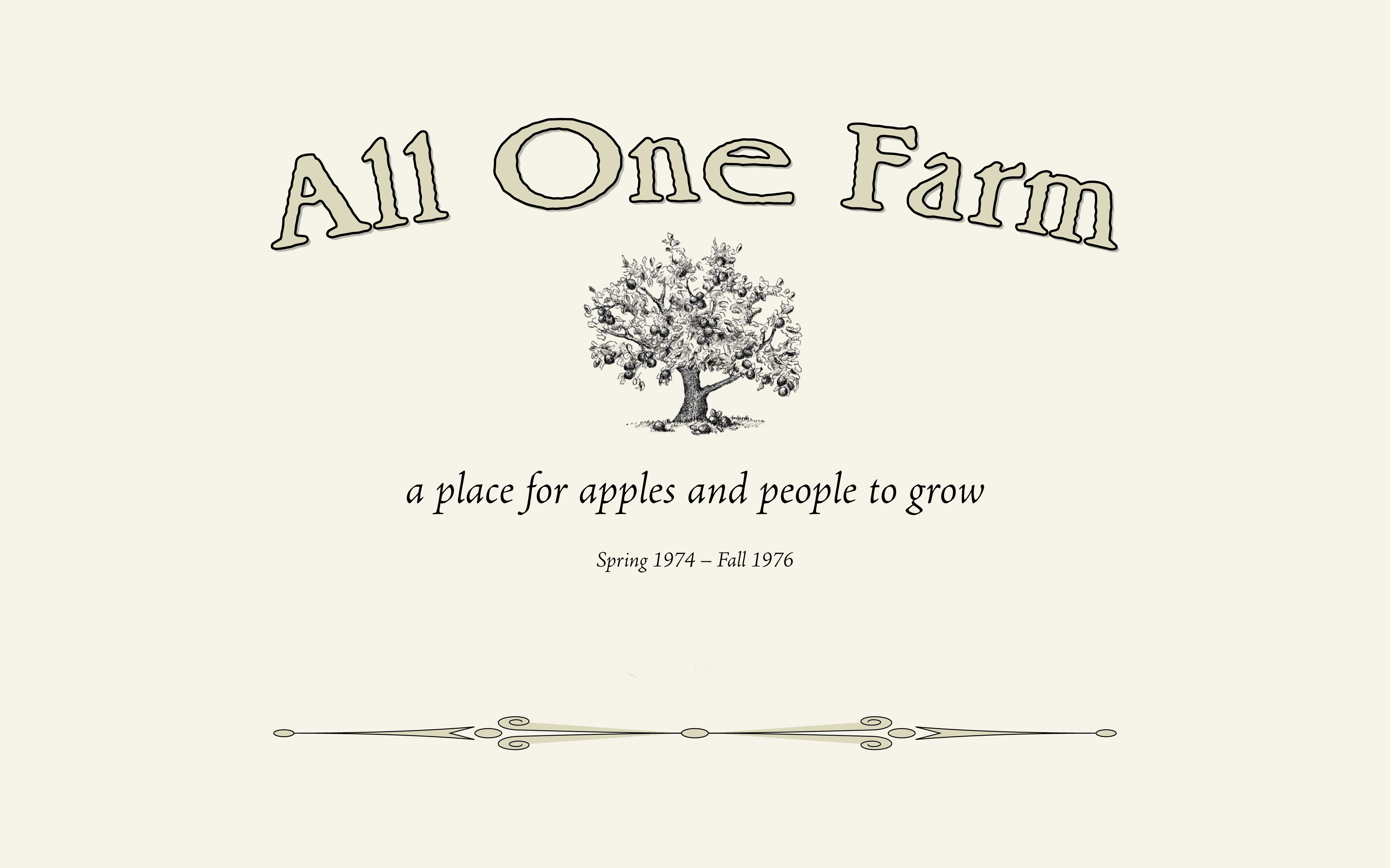 ENTER ALL ONE FARM